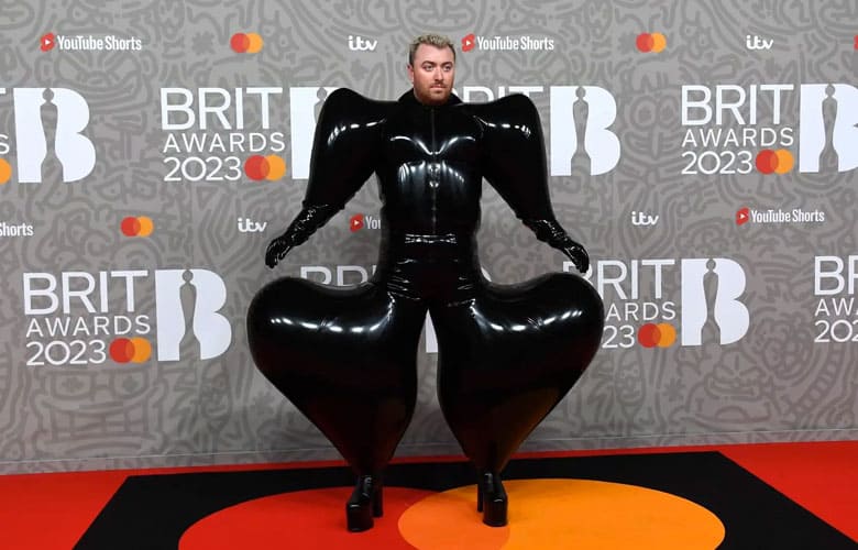 Sam smith alfombra roja britawards 2023 beautys