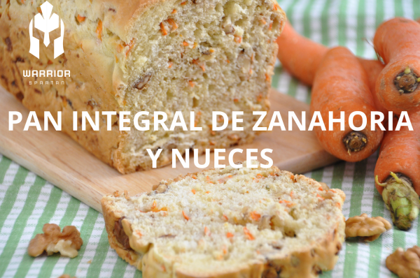 Pan integral de zanahoria y nueces