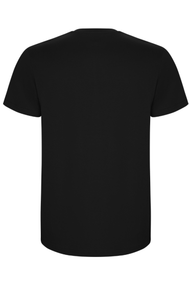 Camiseta negra algodon espalda