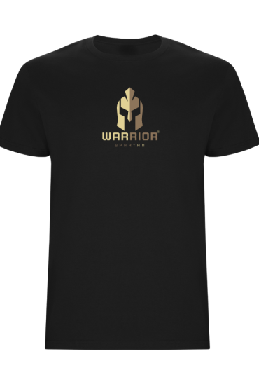 Camiseta negra logo algodon