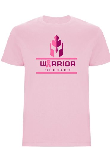 Inicio Warrior Spartan camiseta solidaria contra el cancer de mama
