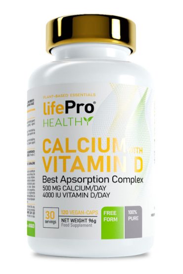 Life pro healthy calcium vitamin d vegancaps