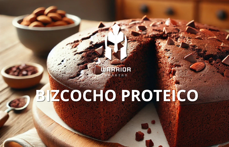 Bizcocho proteinas chocolate