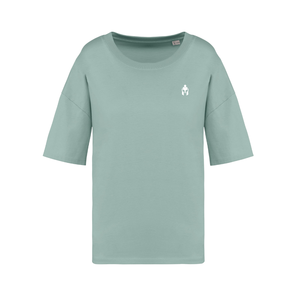 Camiseta oversize mujer algodón orgánico – Ropa deportiva sostenible Warrior Spartan Camiseta oversize mujer algodón orgánico – Ropa deportiva sostenible Warrior Spartan