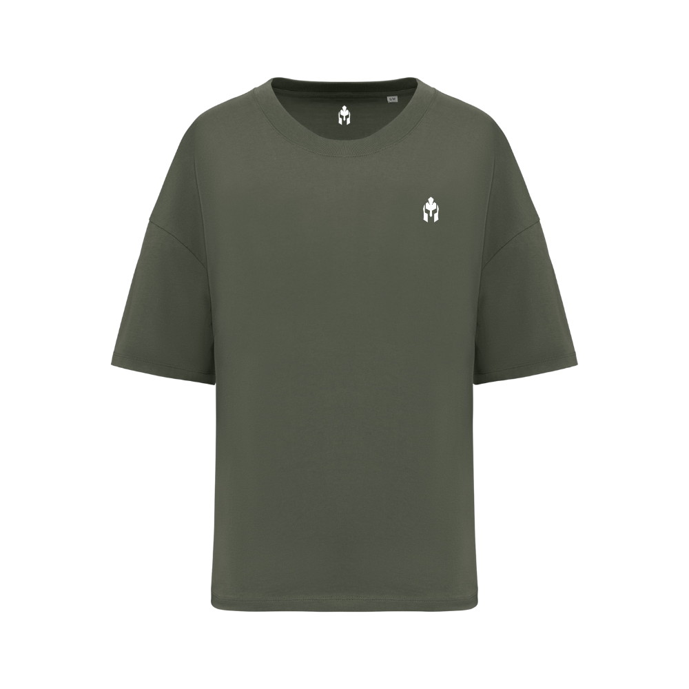 Camiseta oversize mujer algodón orgánico – Ropa deportiva sostenible Warrior Spartan Camiseta oversize mujer algodón orgánico – Ropa deportiva sostenible Warrior Spartan