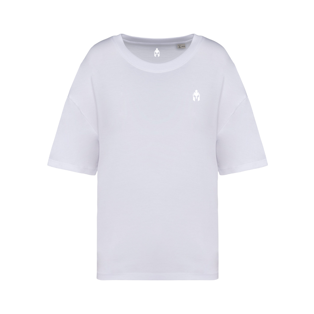 Camiseta oversize mujer algodón orgánico – Ropa deportiva sostenible Warrior Spartan Camiseta oversize mujer algodón orgánico – Ropa deportiva sostenible Warrior Spartan