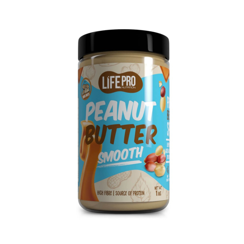 Crema cacahuete life pro fit food peanut butter smooth 1kg1 Crema cacahuete life pro fit food peanut butter smooth 1kg1