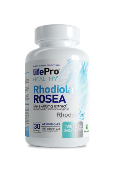 Life pro rhodiola rosea 600mg 60 vegancaps1